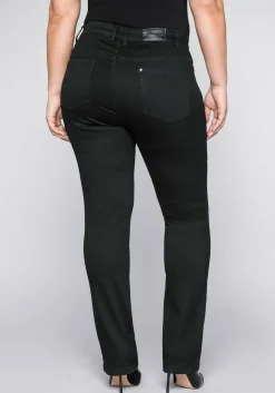 Gerade Stretch-Jeans mit Bodyforming-Effekt