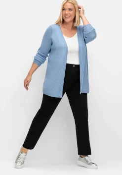 Gerade Stretch-Jeans mit Komfortbund