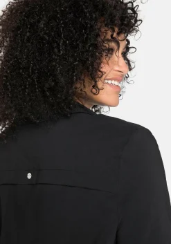 Hemdbluse mit verdeckter Knopfleiste