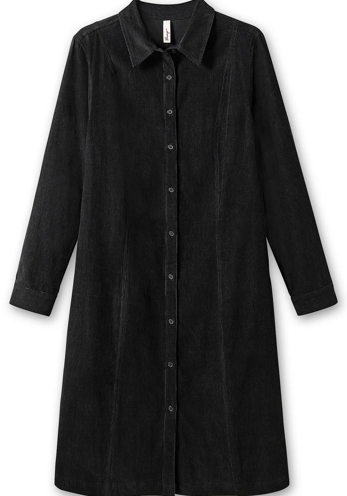 Hemdblusenkleid aus weichem Cord
