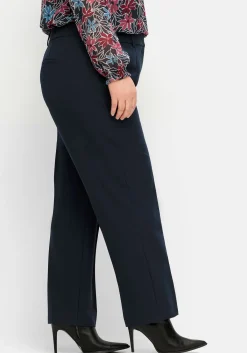 High-Waist-Hose mit Bügelfalten
