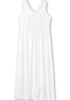 Hochzeitskleid mit floraler Spitze und Chiffon