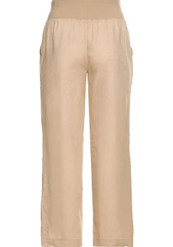 Hose im Curvy-Schnitt ELLA aus Leinen-Viskose-Mix