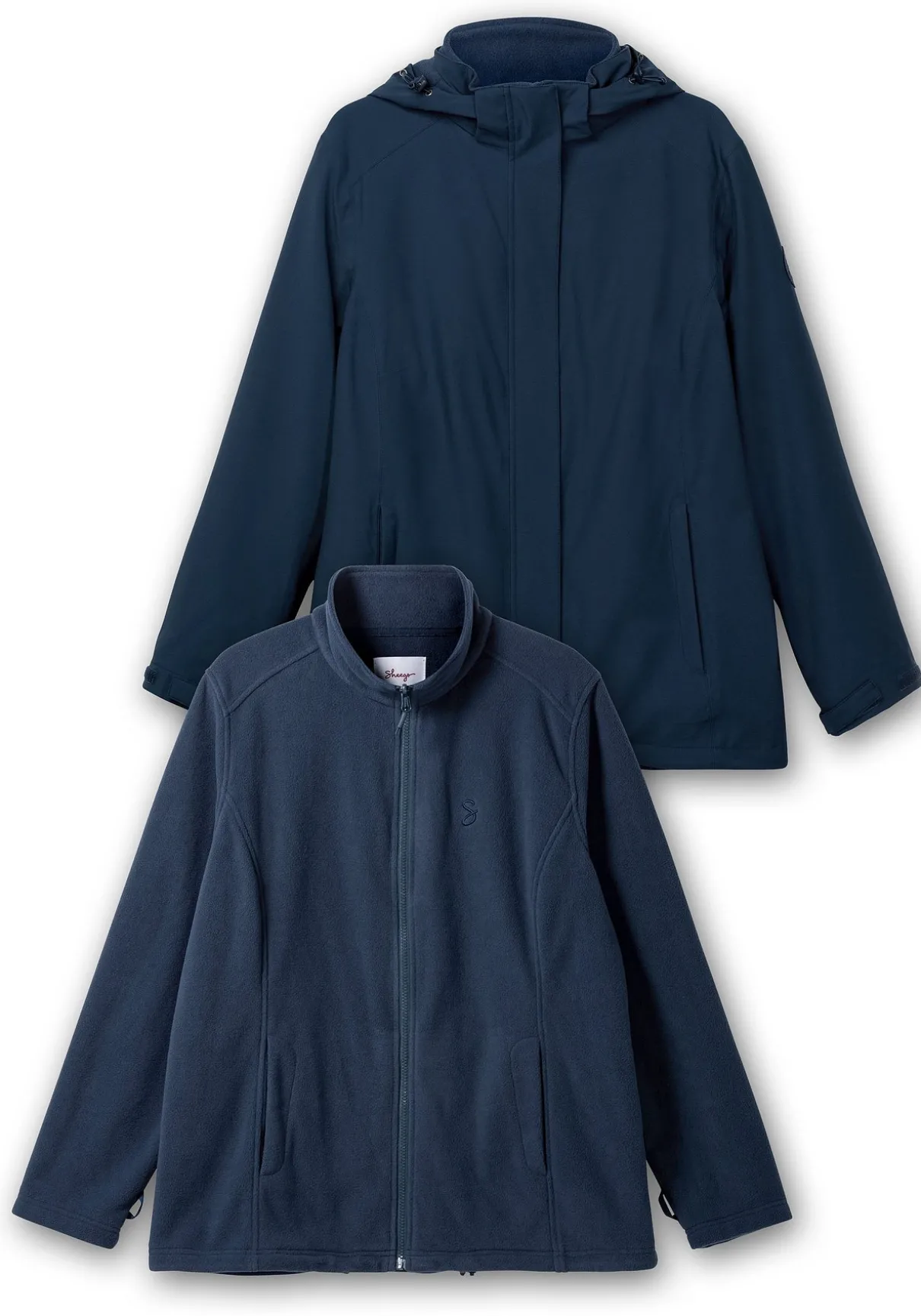 3-in-1-Winterjacke mit Fleece-Innenjacke