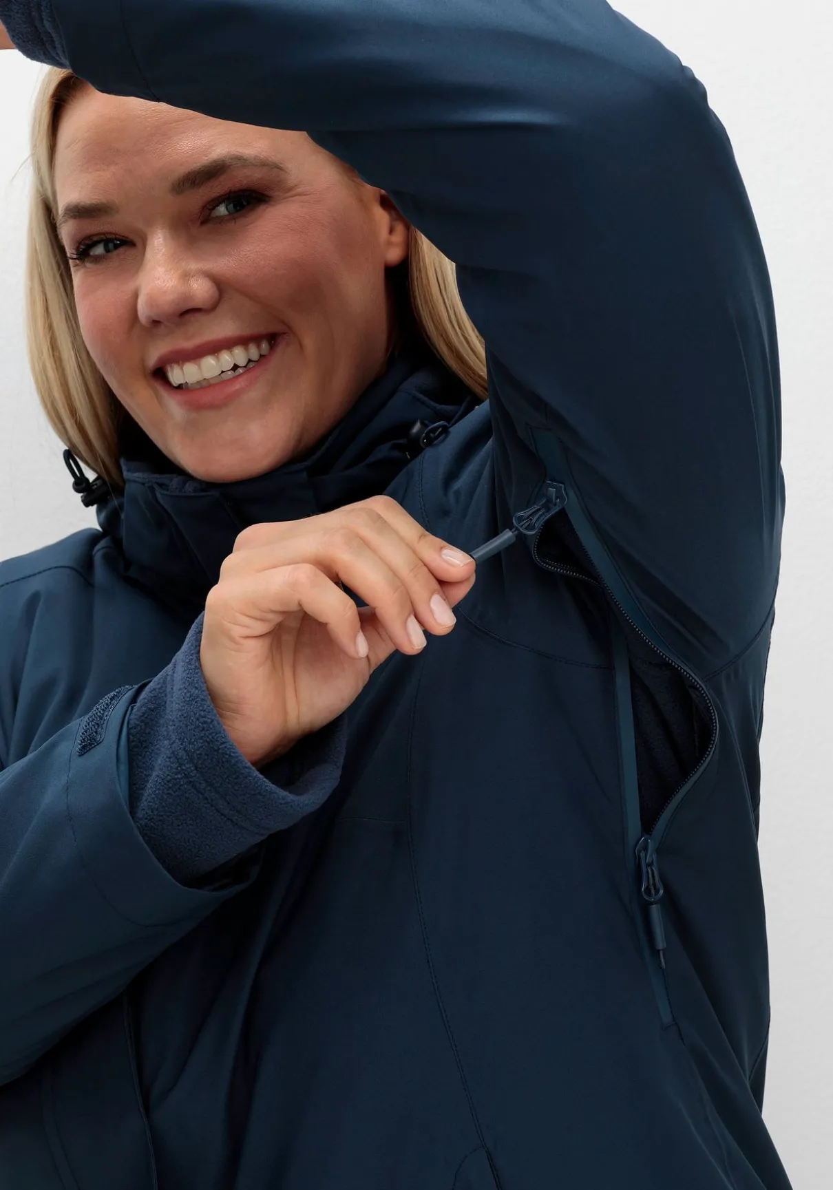 3-in-1-Winterjacke mit Fleece-Innenjacke