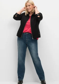 Jacke aus Bengalin, in kurzer, taillierter Form