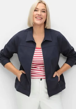 Jacke aus Bengalin, in kurzer, taillierter Form