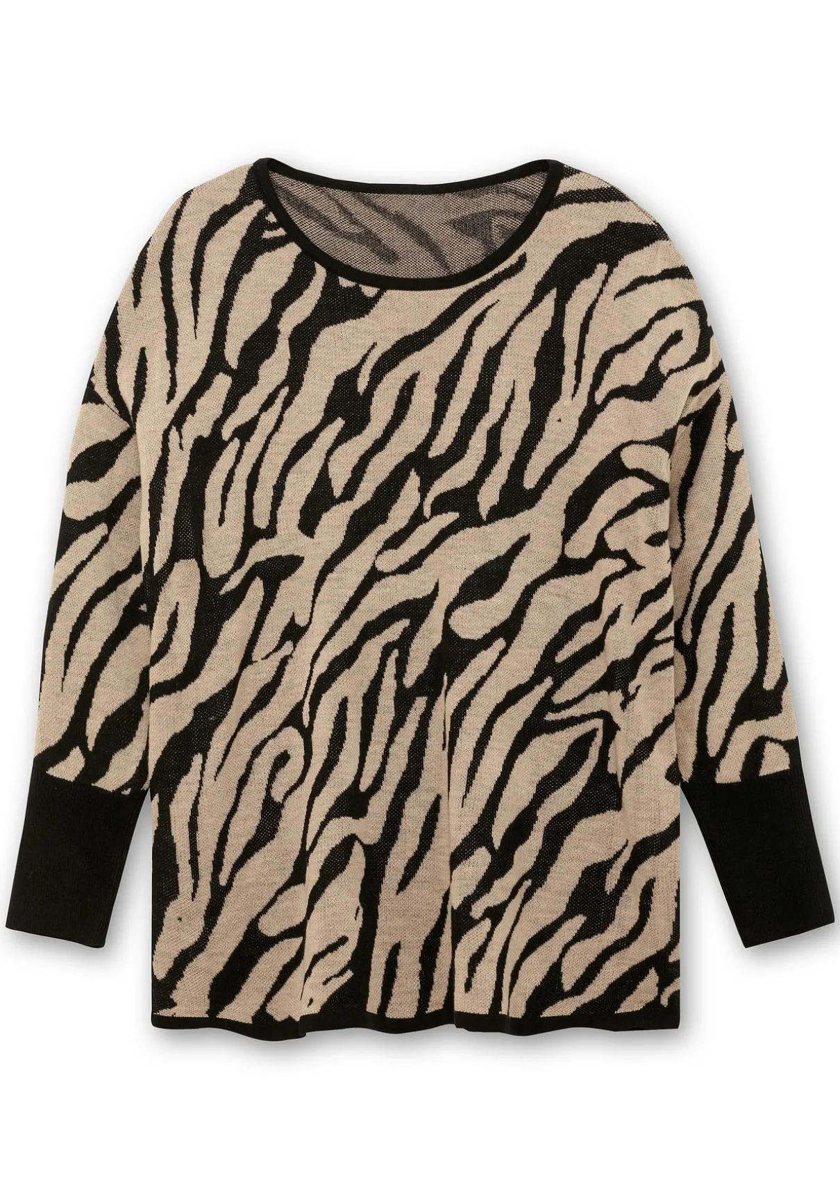 Jacquard-Pullover mit Animalmuster