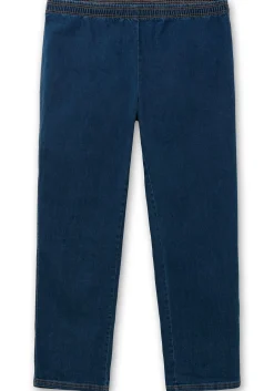 Jeans in Karottenform, mit Stretchbund