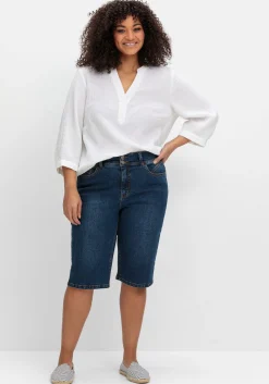 Jeans-Bermudas im Curvy-Schnitt MANUELA