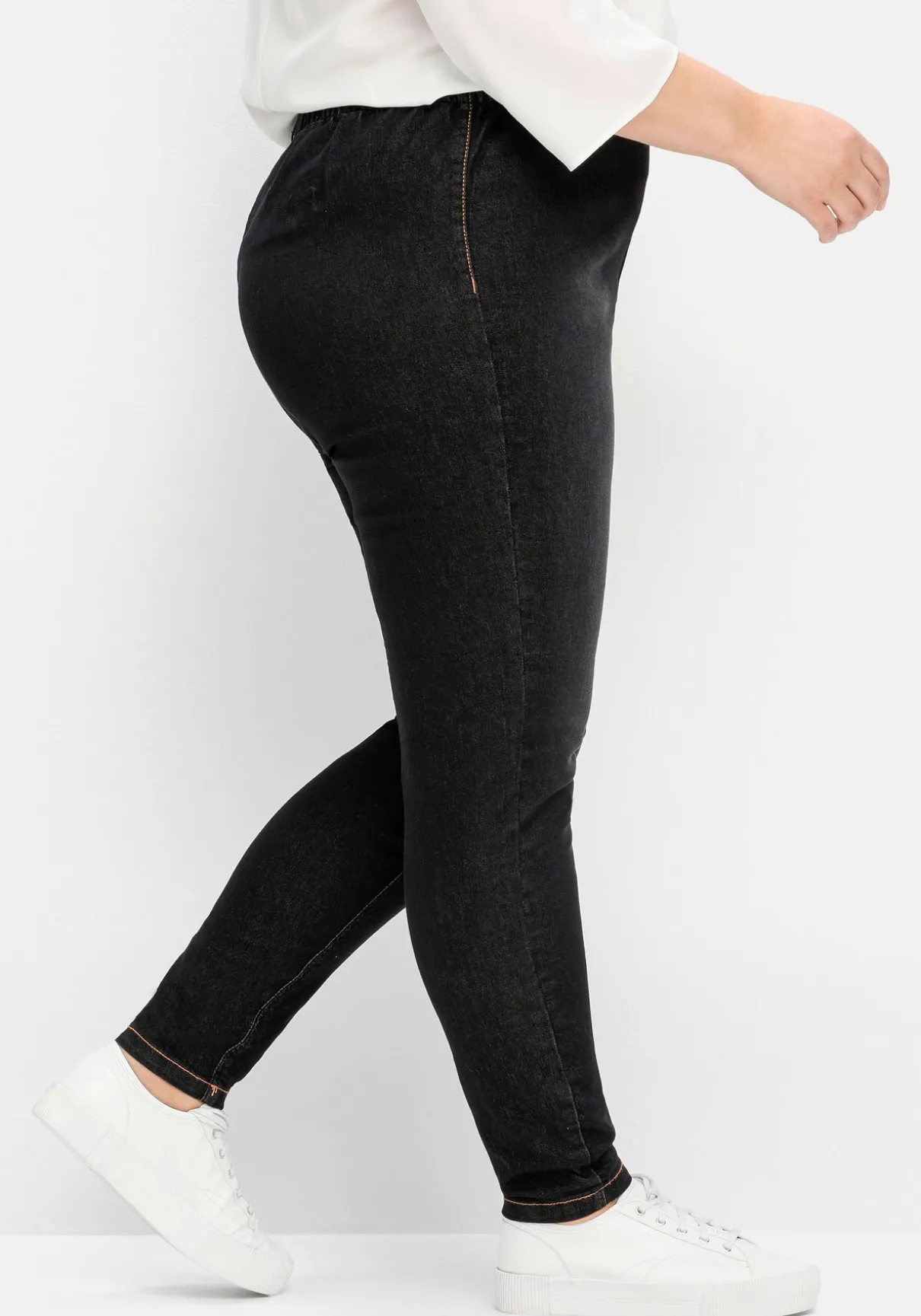 Jeggings in individueller Waschung