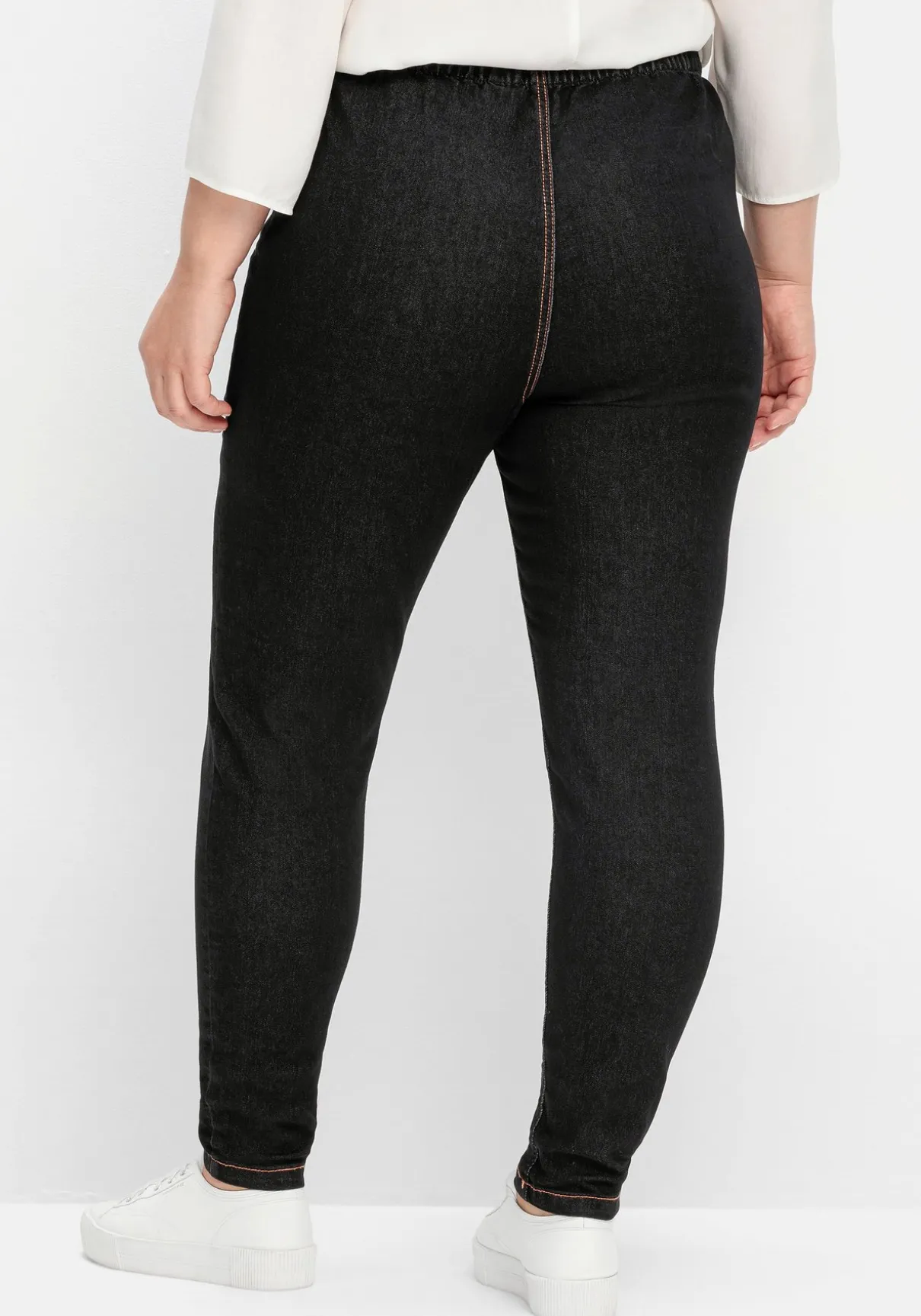 Jeggings in individueller Waschung