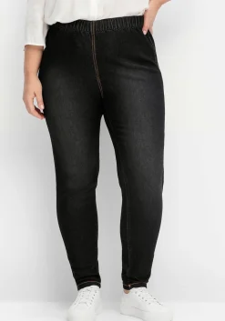 Jeggings in individueller Waschung