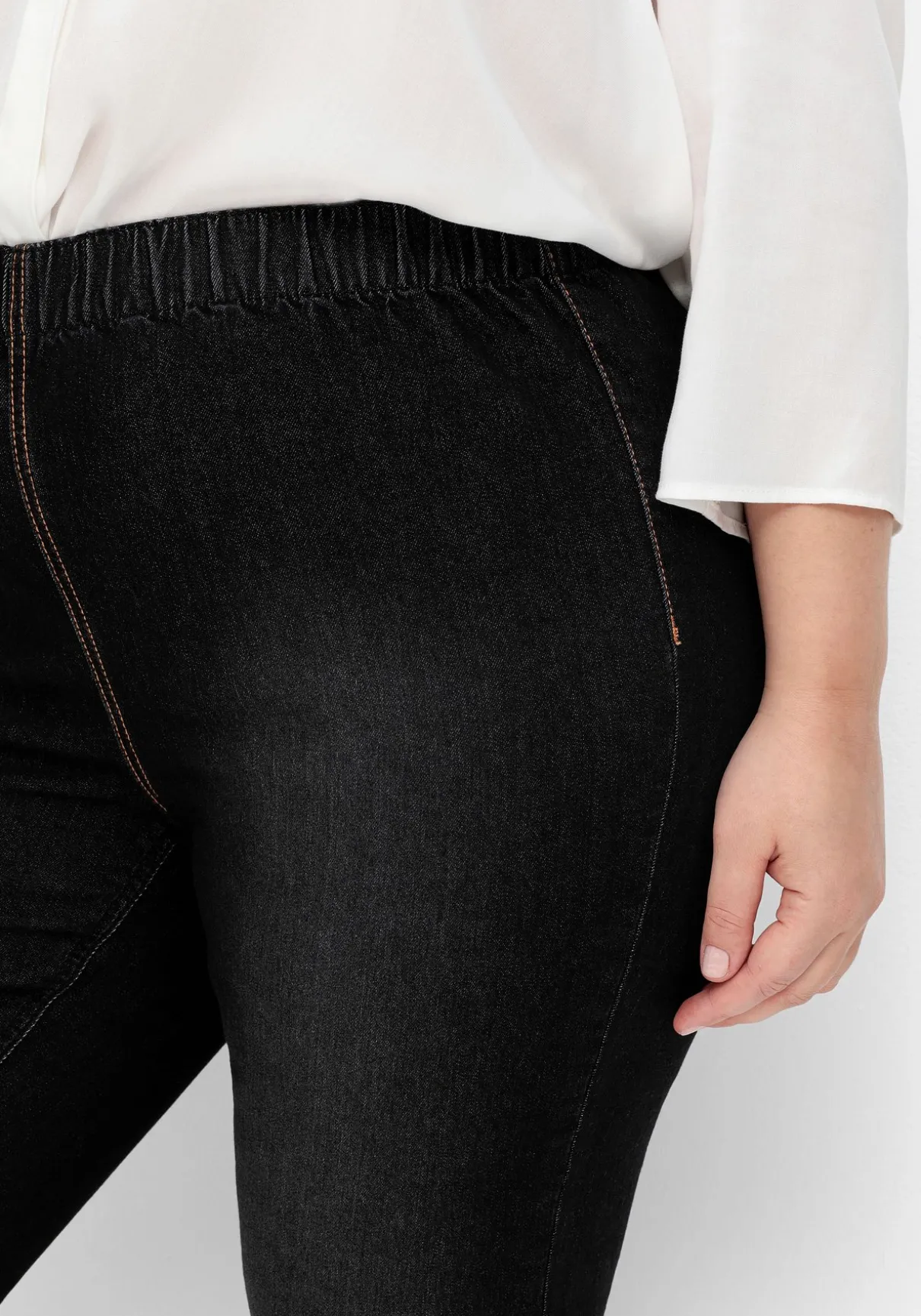 Jeggings in individueller Waschung