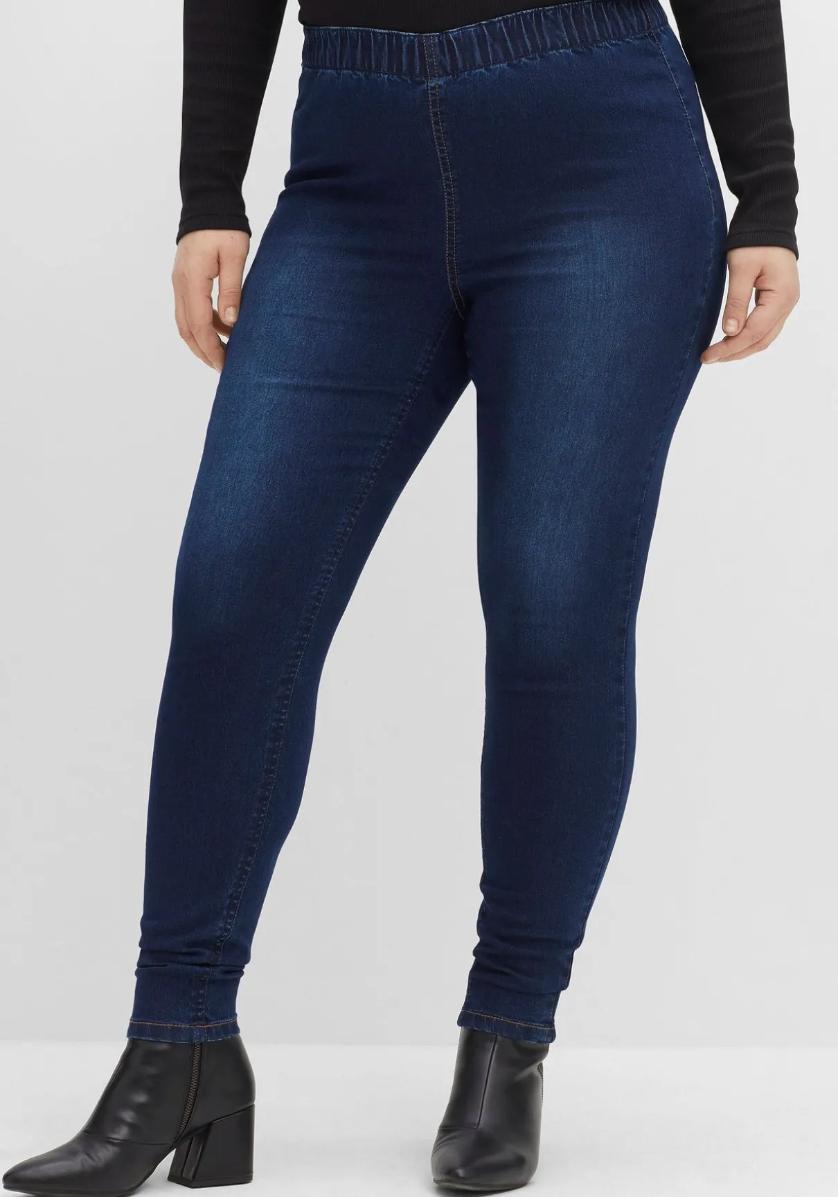 Jeggings in individueller Waschung