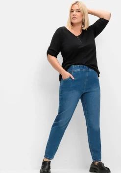 Jeggings mit breitem Gummibund