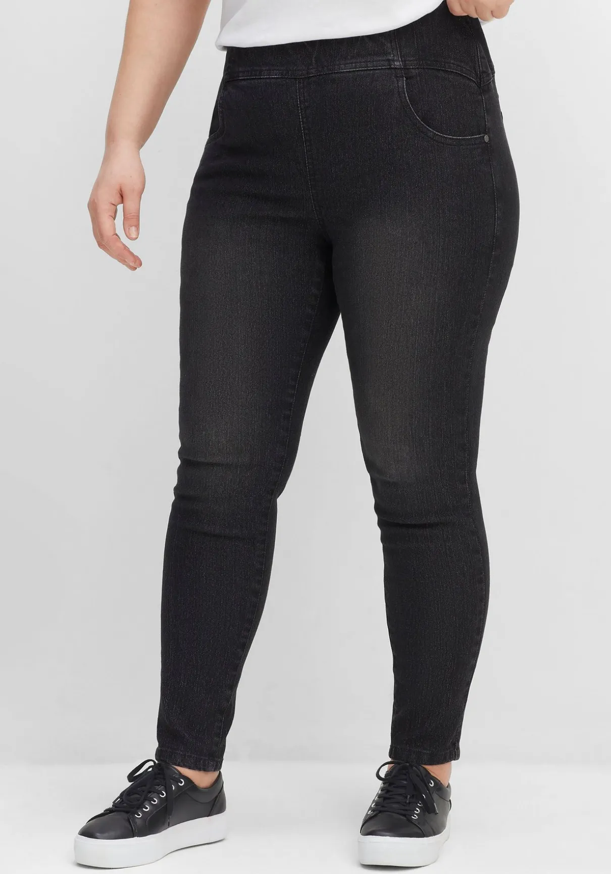 Jeggings mit breitem Gummibund