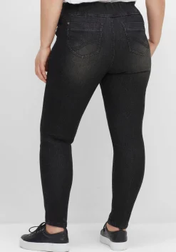 Jeggings mit breitem Gummibund