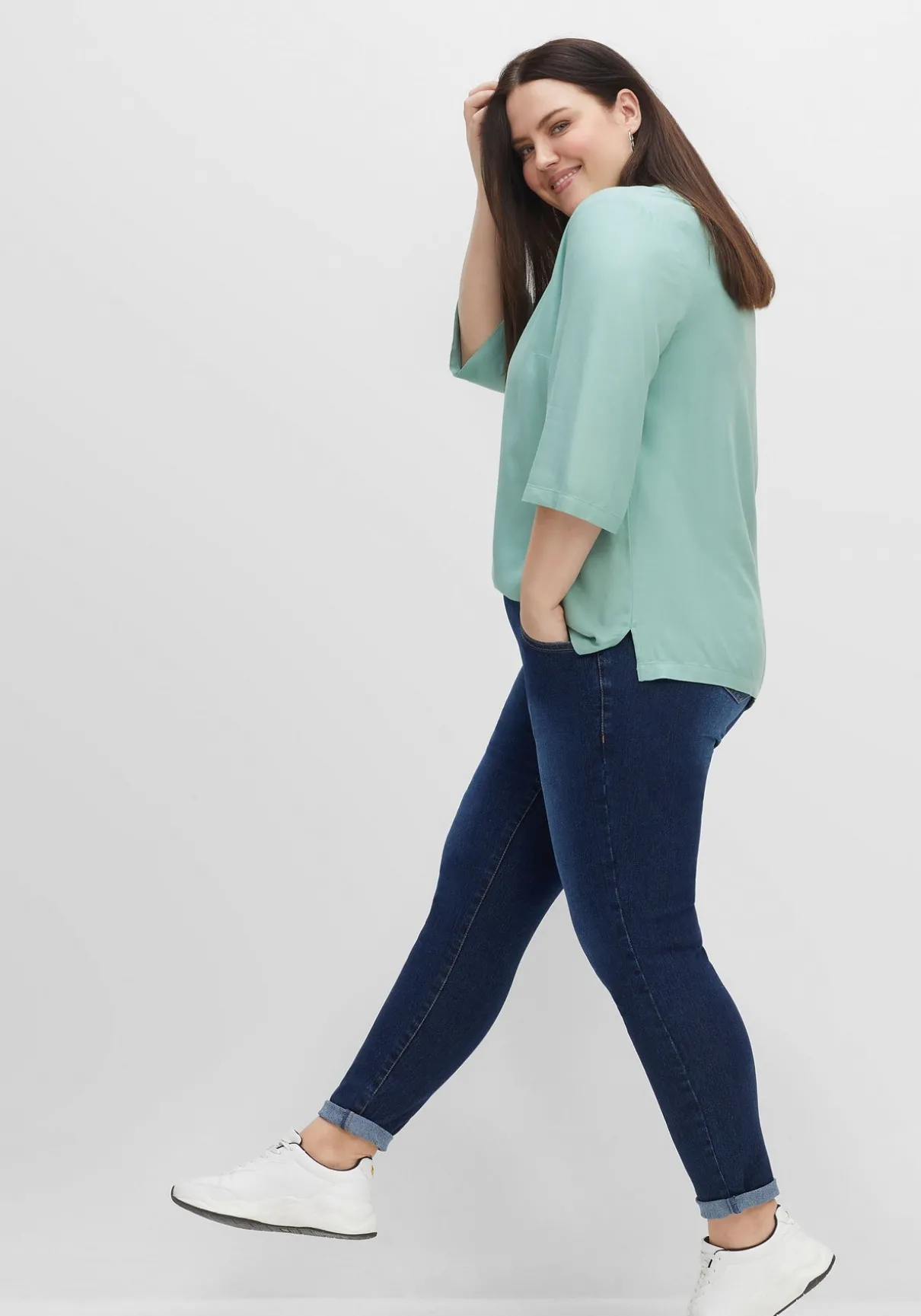 Jeggings mit breitem Gummibund