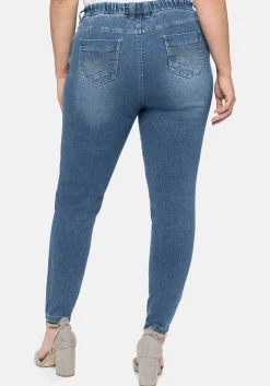 Jeggings mit Gummibund und Gürtelschlaufen