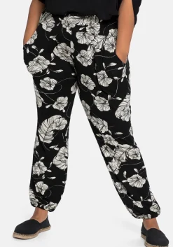 Jerseyhose im Joggpants-Stil, mit Alloverprint