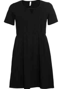 Jerseykleid mit Cut-out am Ausschnitt