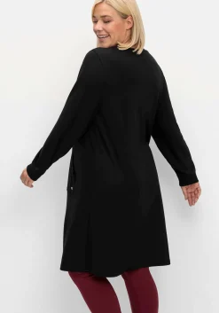 Jerseykleid mit Kängurutasche, in leichter A-Linie