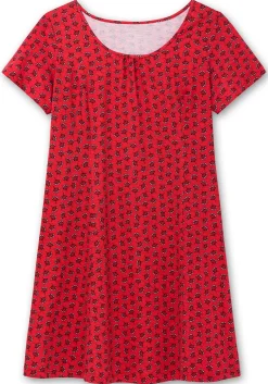 Jerseykleid mit schwingendem Rockteil