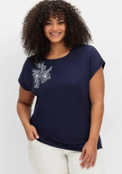 Jerseyshirt mit Blumenprint