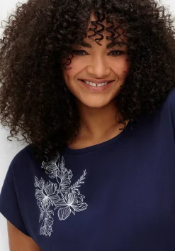 Jerseyshirt mit Blumenprint