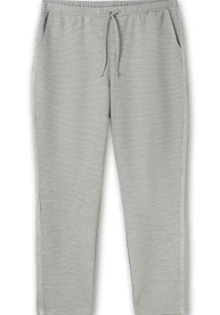 Joggpants in Struktur-Optik, mit Galonstreifen