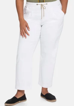 Joggpants mit elastischem Bund und Bindeband