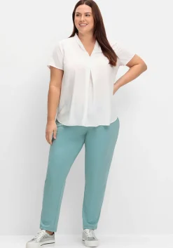 Joggpants mit Rundum-Dehnbund und Bindeband