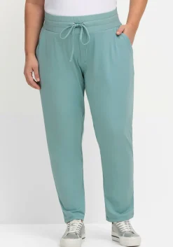 Joggpants mit Rundum-Dehnbund und Bindeband