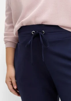 Joggpants mit Rundum-Dehnbund und Bindeband
