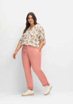 Joggpants mit Rundum-Dehnbund und Bindeband