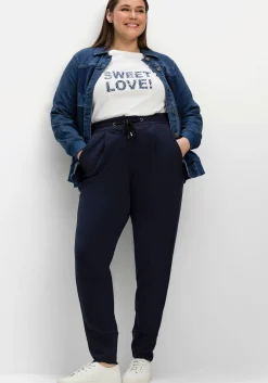 Joggpants mit Schlupfbund, aus Interlock-Qualität