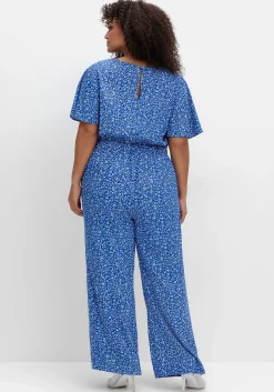 Jumpsuit mit Blümchenprint, aus Viskose