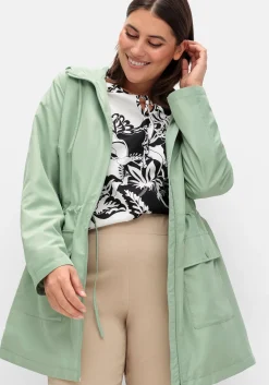 Kapuzenjacke mit Reißverschluss und Tunnelzug