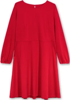 Kleid aus Interlock, mit ausgestelltem Rock