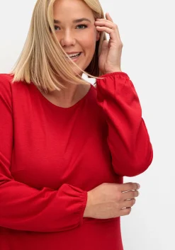 Kleid aus Interlock, mit ausgestelltem Rock