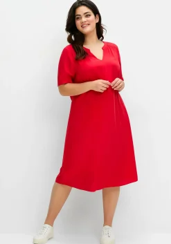 Kleid aus leichter Viskose, in A-Linie