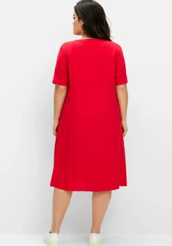 Kleid aus leichter Viskose, in A-Linie