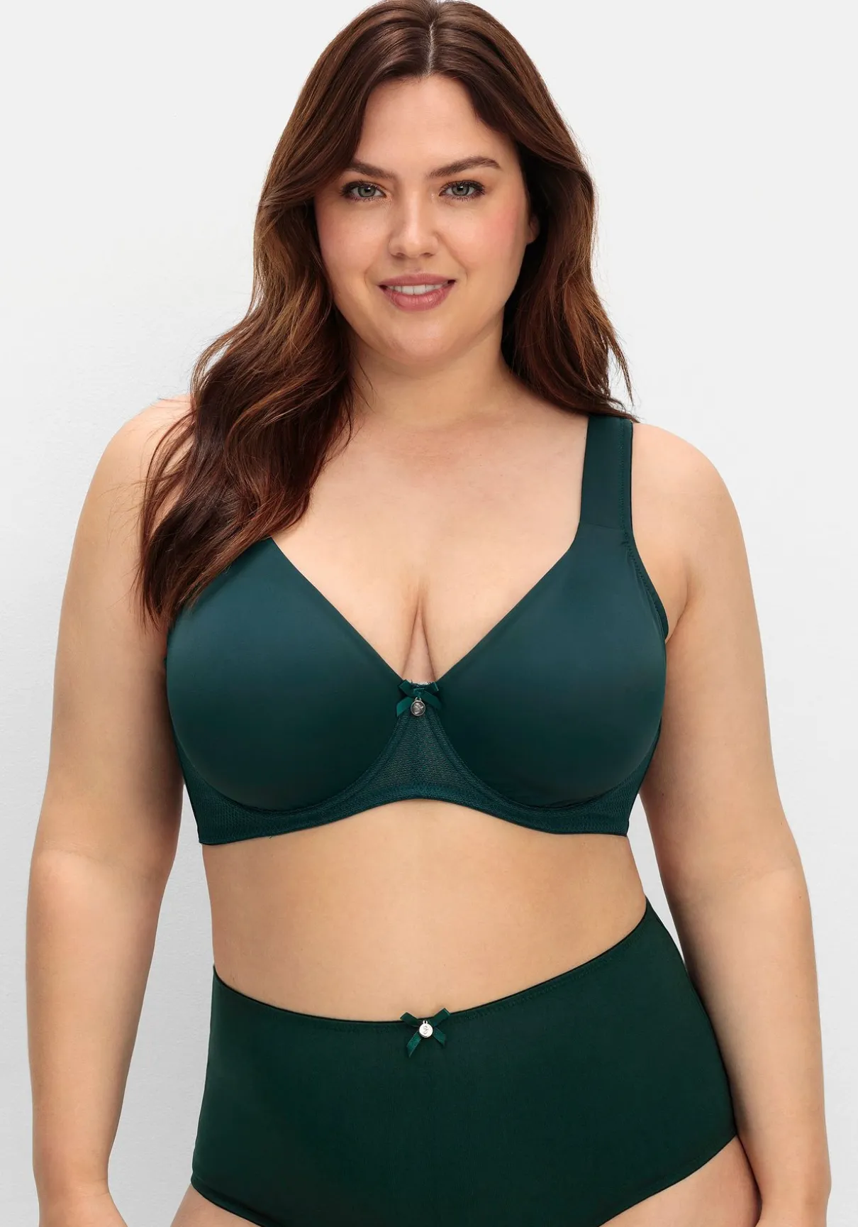 Komfort-BH mit Bügel, doppellagig und blickdicht