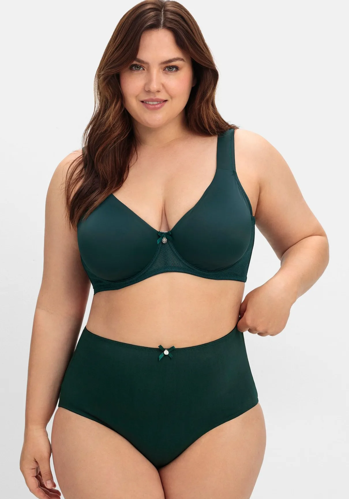 Komfort-BH mit Bügel, doppellagig und blickdicht