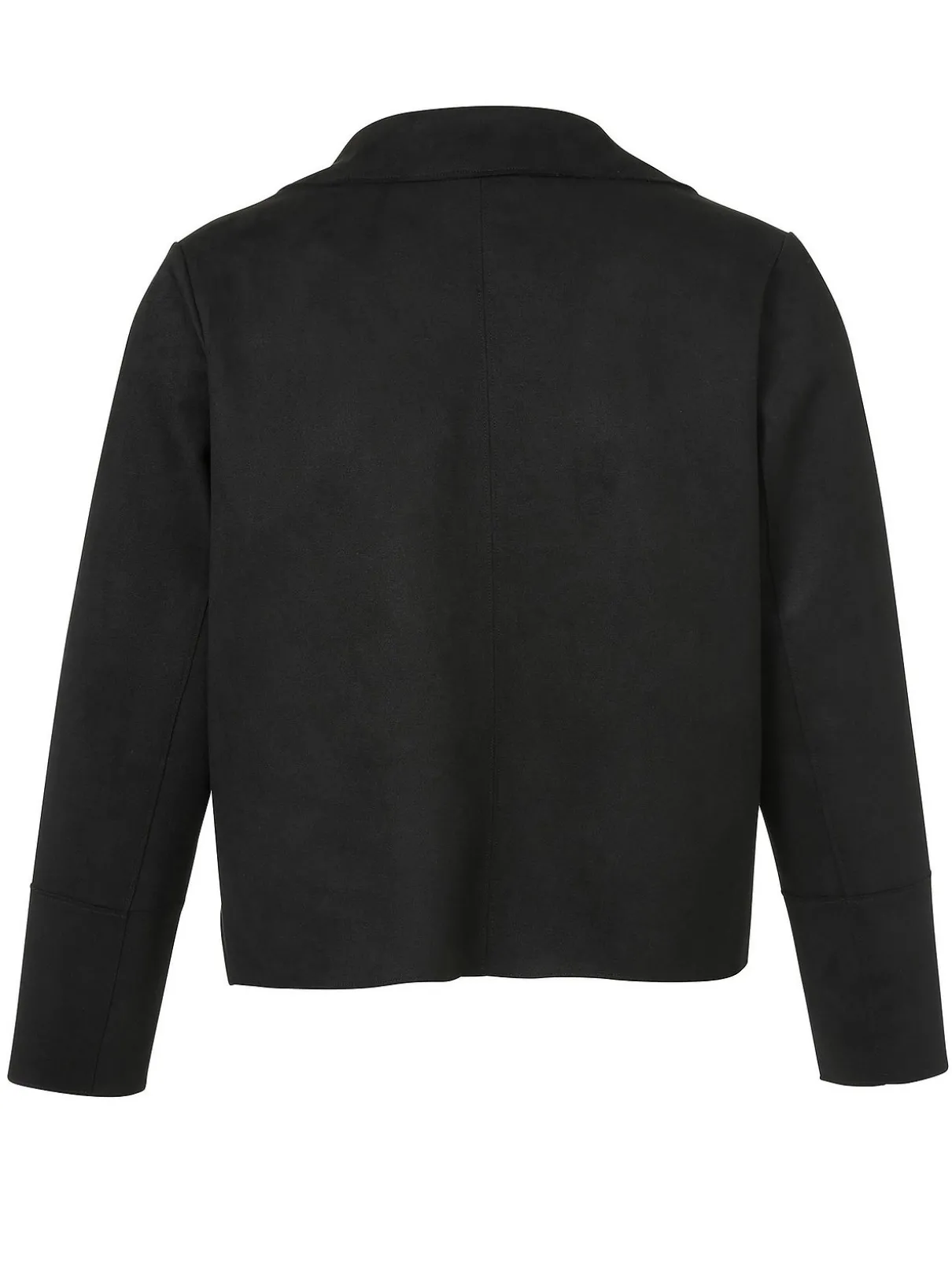 Kurze Bikerjacke in offener Form, mit Reverskragen