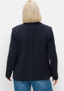 Kurzer, taillierter Blazer mit 1-Knopf-Verschluss