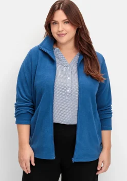 Kuschelige Fleecejacke mit Reißverschluss