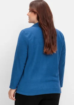 Kuschelige Fleecejacke mit Reißverschluss