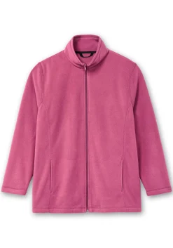 Kuschelige Fleecejacke mit Reißverschluss